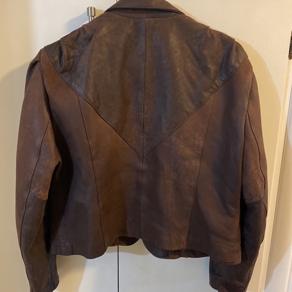 Vintage San Diego leather jacket factory made in USA women’s size large. - Picture 9 of 12